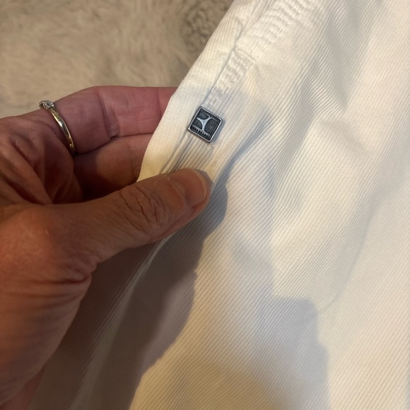 Men's White Casual Shorts - Picture 3 of 5